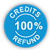 100% Credits Refund